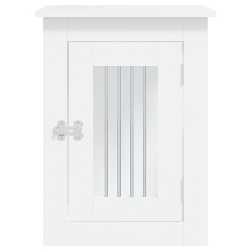 vidaXL Dog Crate Furniture White 45x62x59 cm Engineered Wood vidaXL Dog Crate Furniture White 45x62x59 cm Engineered Wood