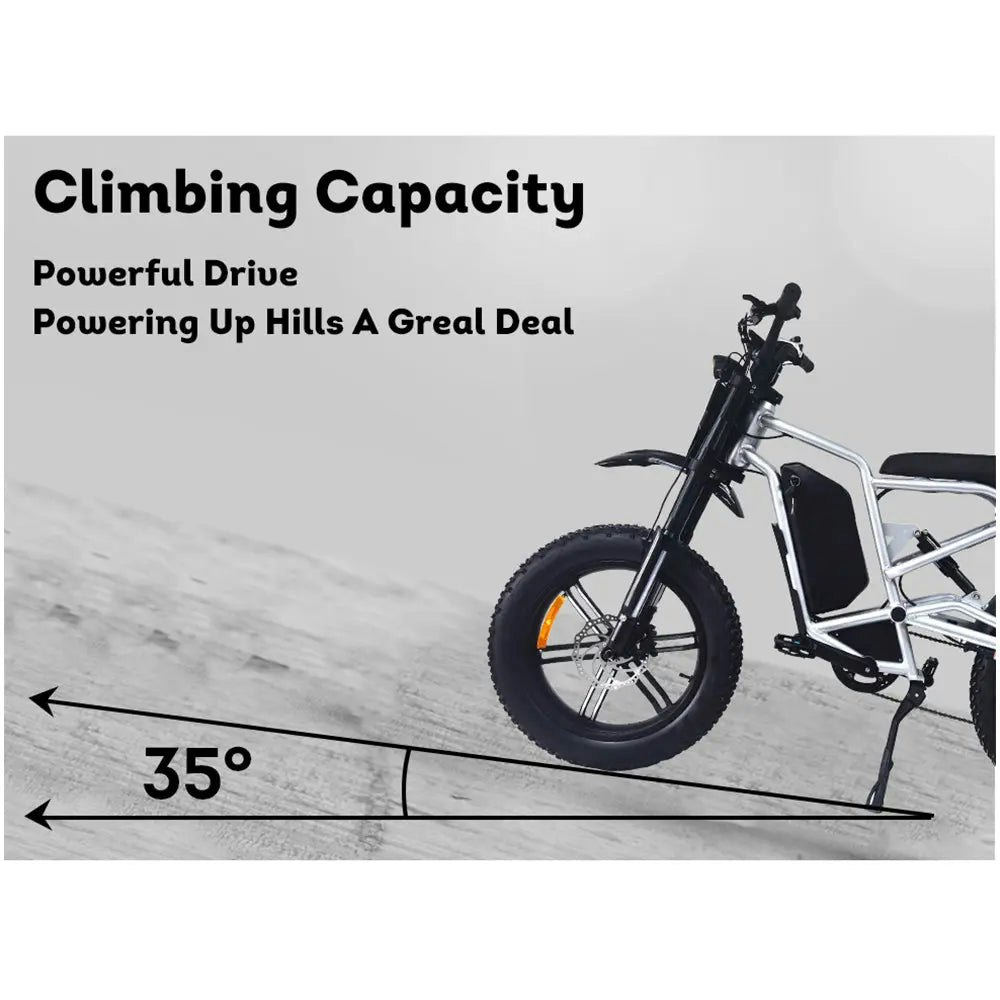 AKEZ 60V 20Ah 1000W 20 Inches Electric Dirt Bike Off Road Motorcycles Motorbike