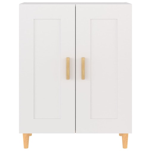 NNEVL Sideboard White 69.5x34x90 cm Engineered Wood NNEVL Sideboard White 69.5x34x90 cm Engineered Wood