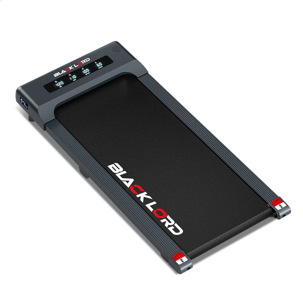 Black Lord Treadmill Electric Walking Pad Under Desk Home Gym 400mm Grey