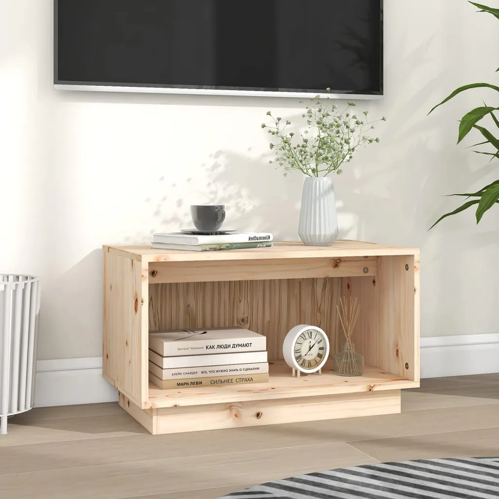 TV Cabinet 60x35x35 cm Solid Wood Pine 813824