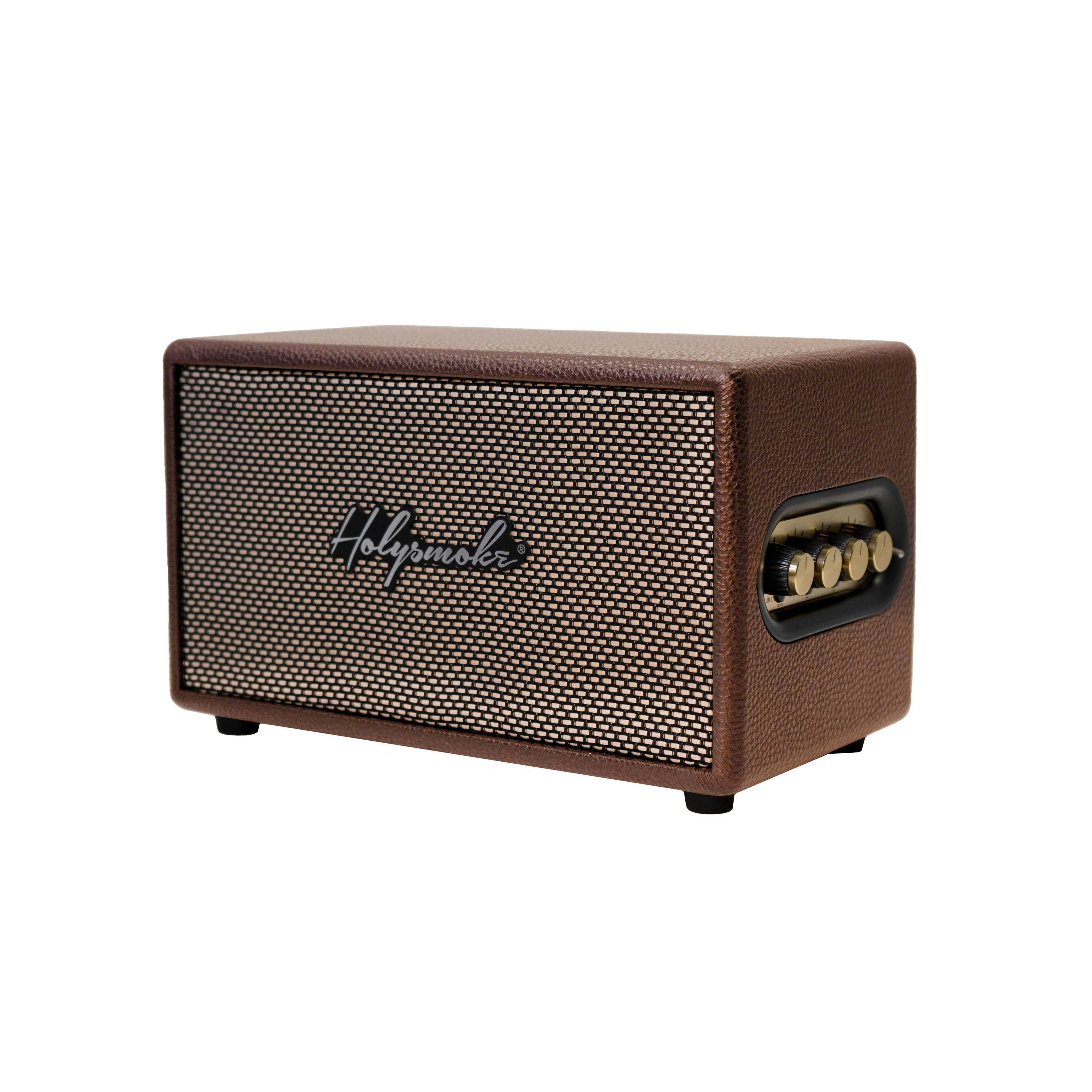 HolySmoke The Larry Retro Bluetooth Speaker - Brown