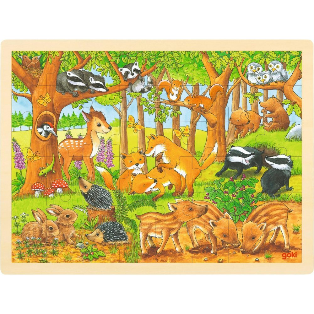 Goki Puzzle - Baby Animals