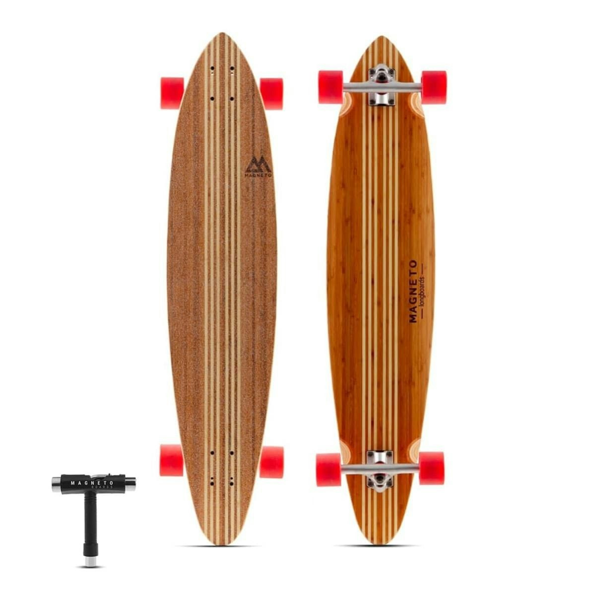 Magneto 42" Hana Pintail Longboard Skateboard