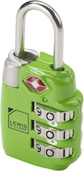 1x Lewis N Clark TSA Approved Combination Lock Travel Luggage Padlock - Green 1x Lewis N Clark TSA Approved Combination Lock Travel Luggage Padlock - Green
