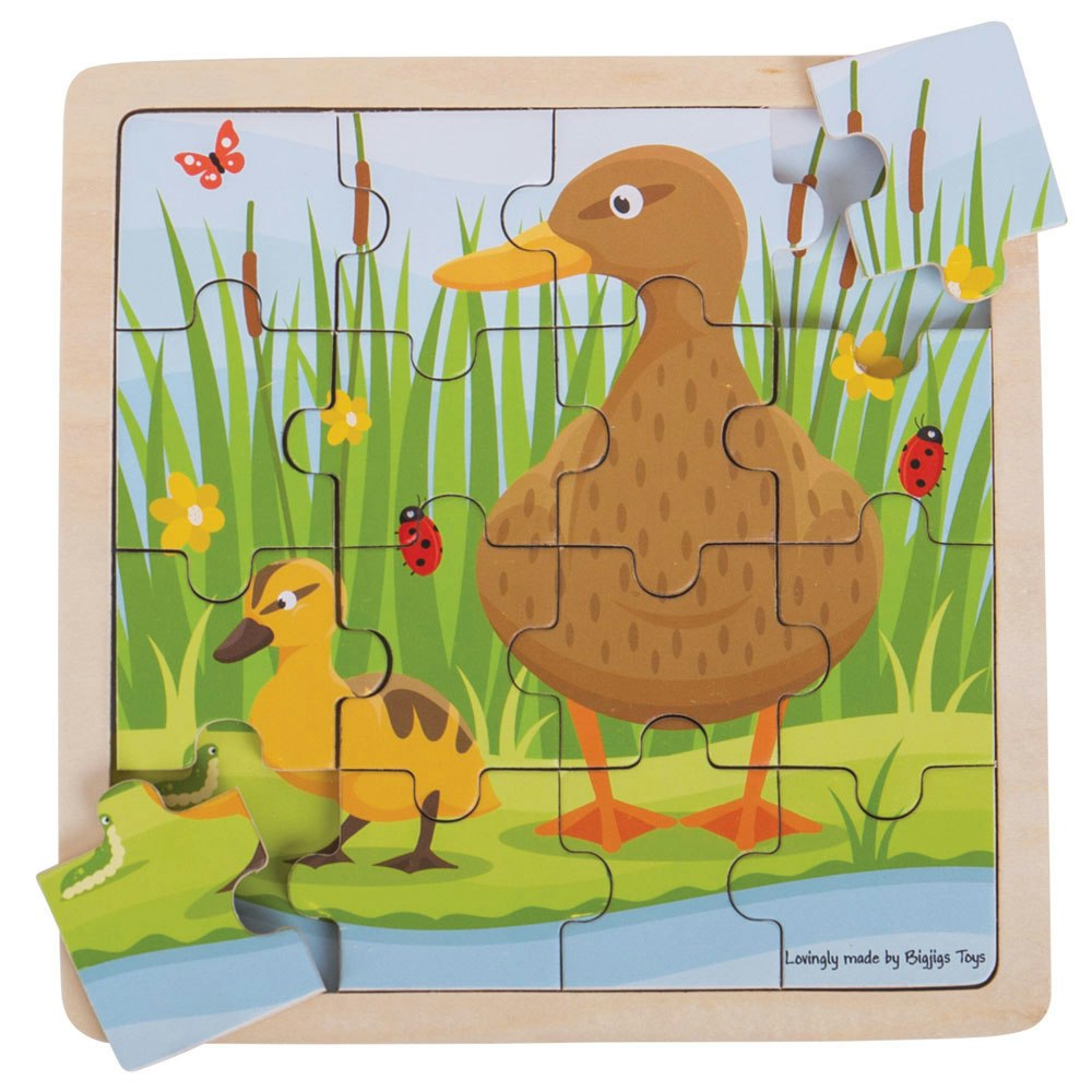 Bigjigs Toys Duck & Duckling Puzzle