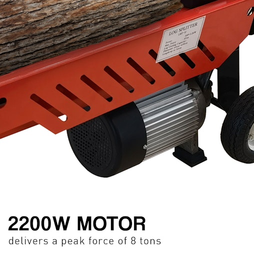 Yukon 8 Ton 2.2kW Heavy-Duty Electric Hydraulic Log Splitter Yukon 8 Ton 2.2kW Heavy-Duty Electric Hydraulic Log Splitter