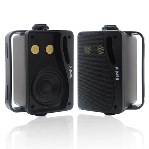 NNEOBA 200W Passive Outdoor Speakers Waterproof Marine (White) image number null