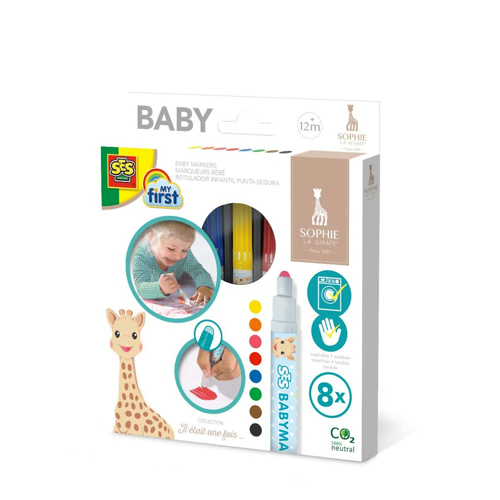 SES Creative Sophie La Giraffe - Baby Markers