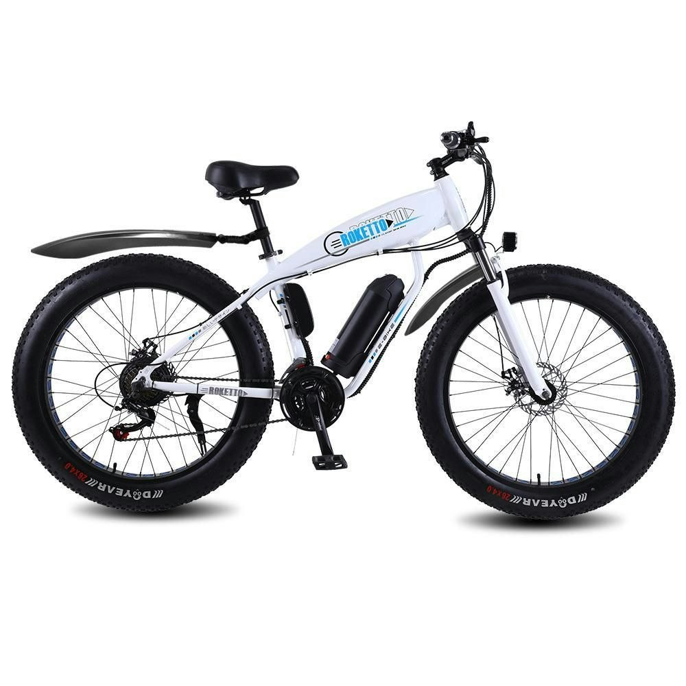 ROKETTO 350W 36V SHARK Electric Bike Beach eBike Snow Motorized Bicycle