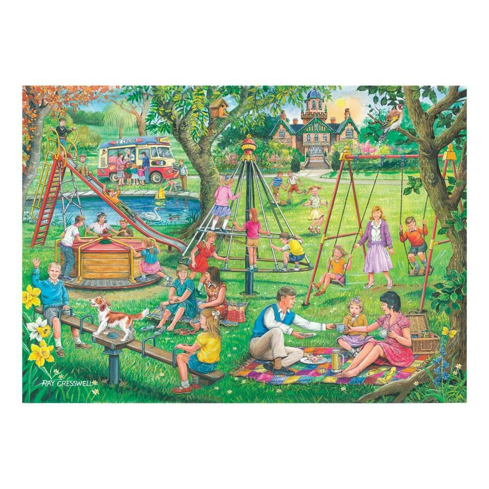 The House of Puzzles Park & Rides Big 250 Piece Jigsaw Puzzle