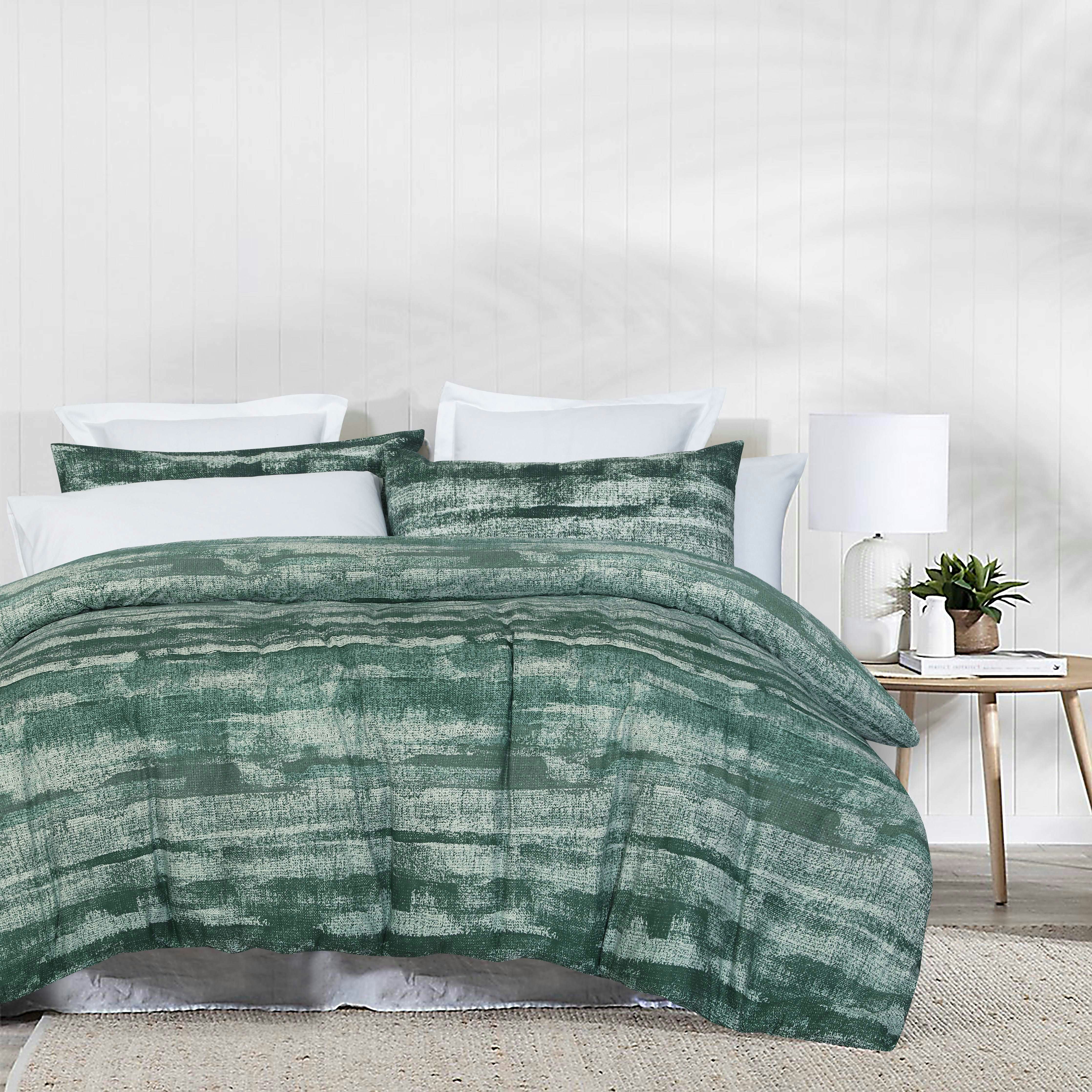 Sage Breeze Quilt Cover Set – Breathable Pure Cotton with Subtle Hues