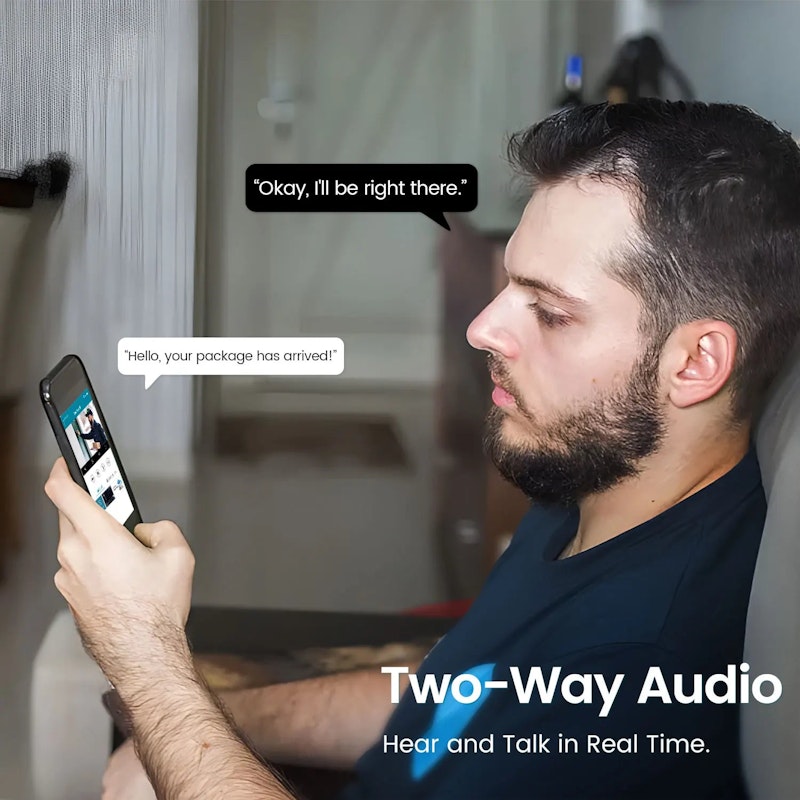 NNEOBA Outdoor Mini WiFi Camera Color Night Vision (4MP) image number null