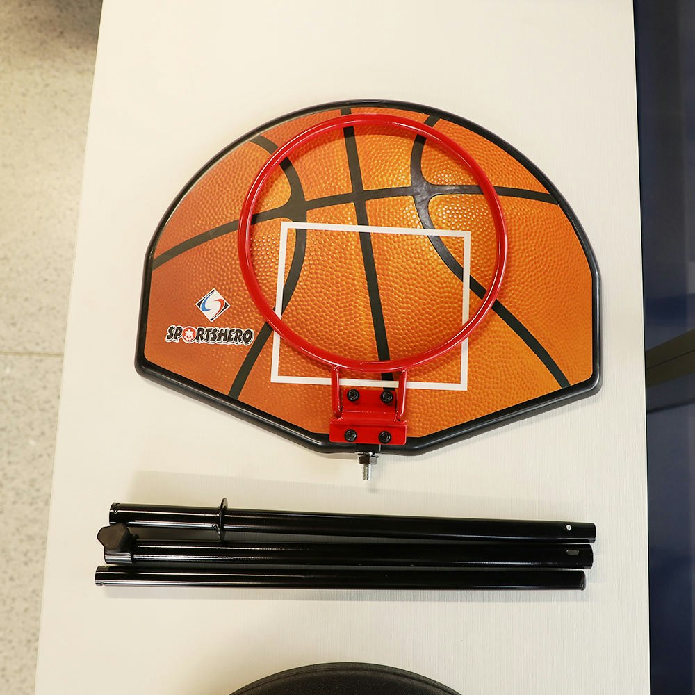 DUNK MASTER Basketball Stand and Dart Board Set 2in1 for Kid