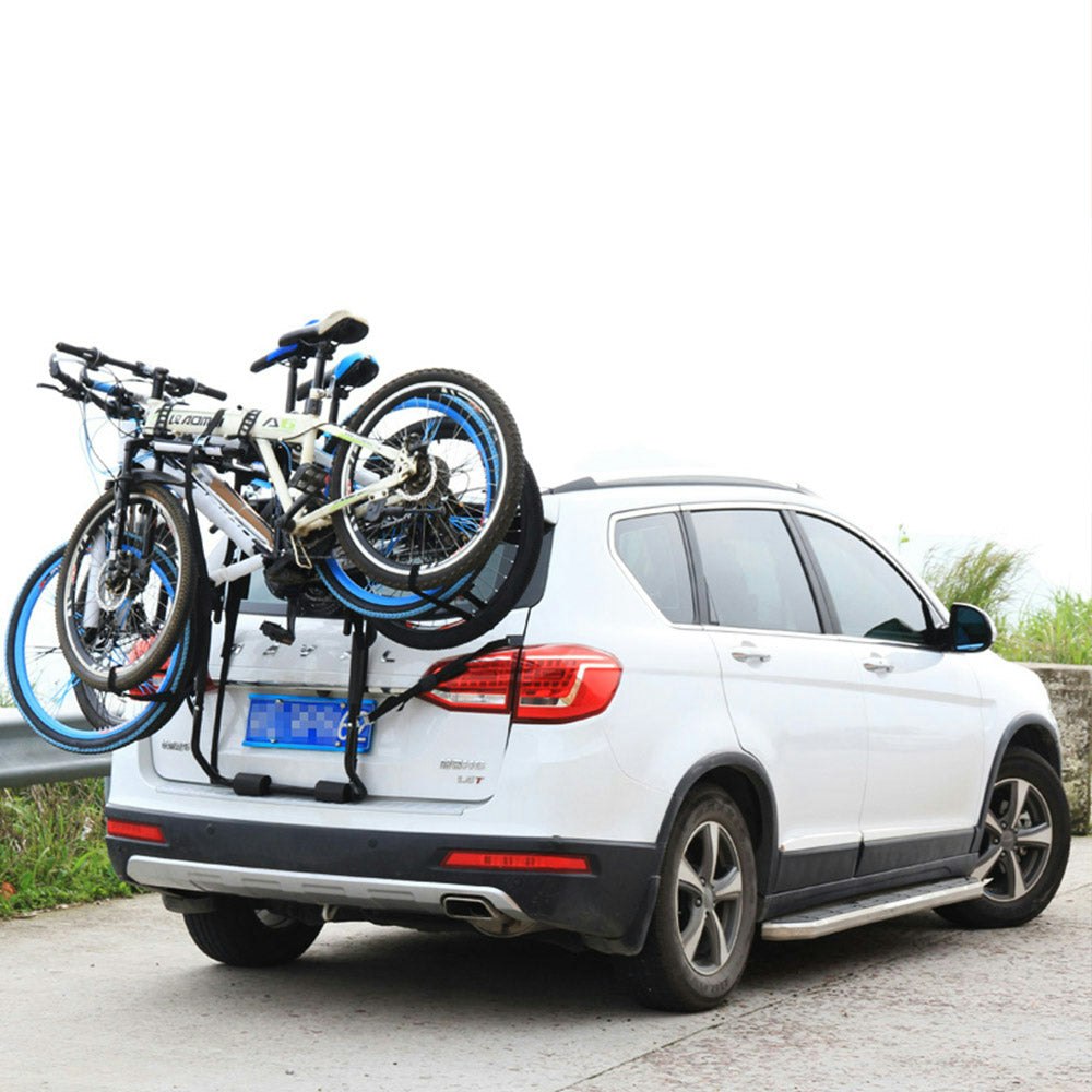 AKEZ Universal 3-Bike Trunk Mount Rack Bicycle Carrier Car Foldable
