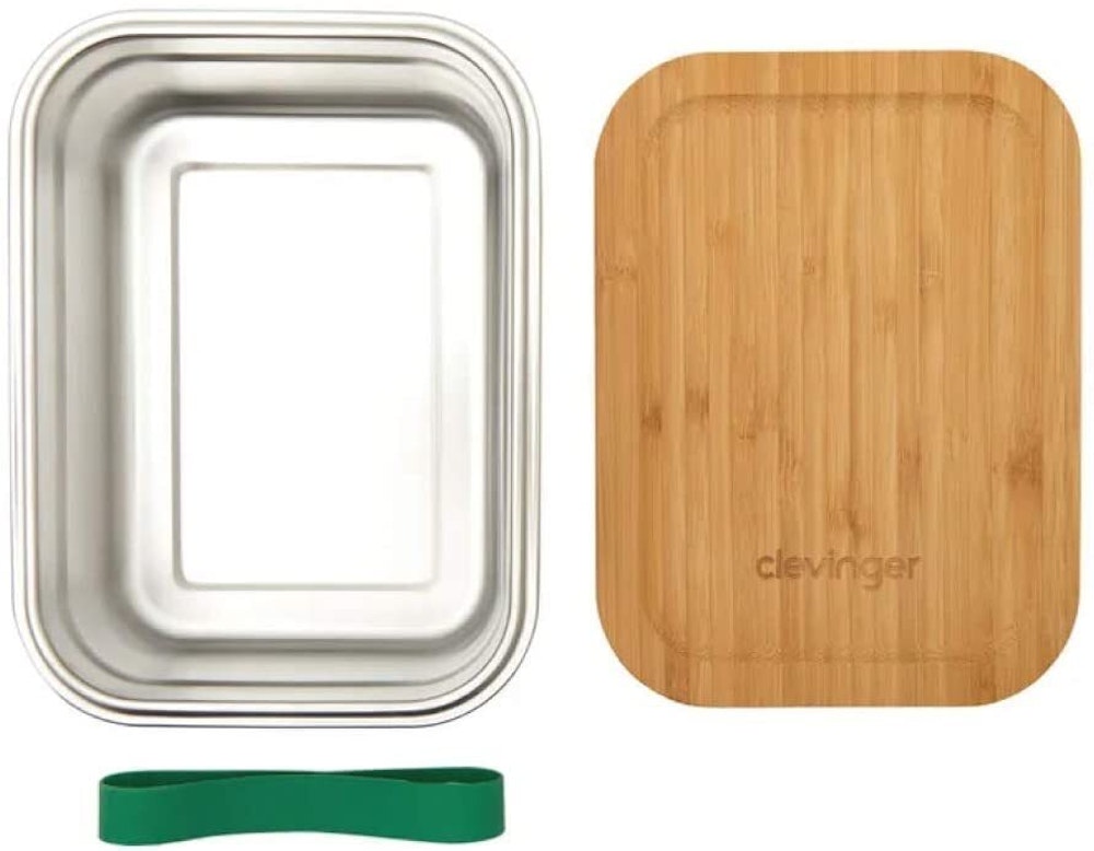 Stainless Steel Snack Box Food Container Storage Lunch BPA Free - 1200ml image number null