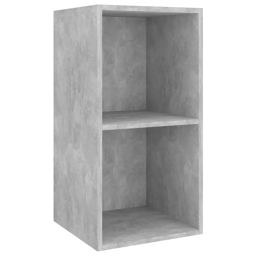 Wall-mounted TV Cabinets 2 pcs Concrete Grey Engineered Wood 3079848