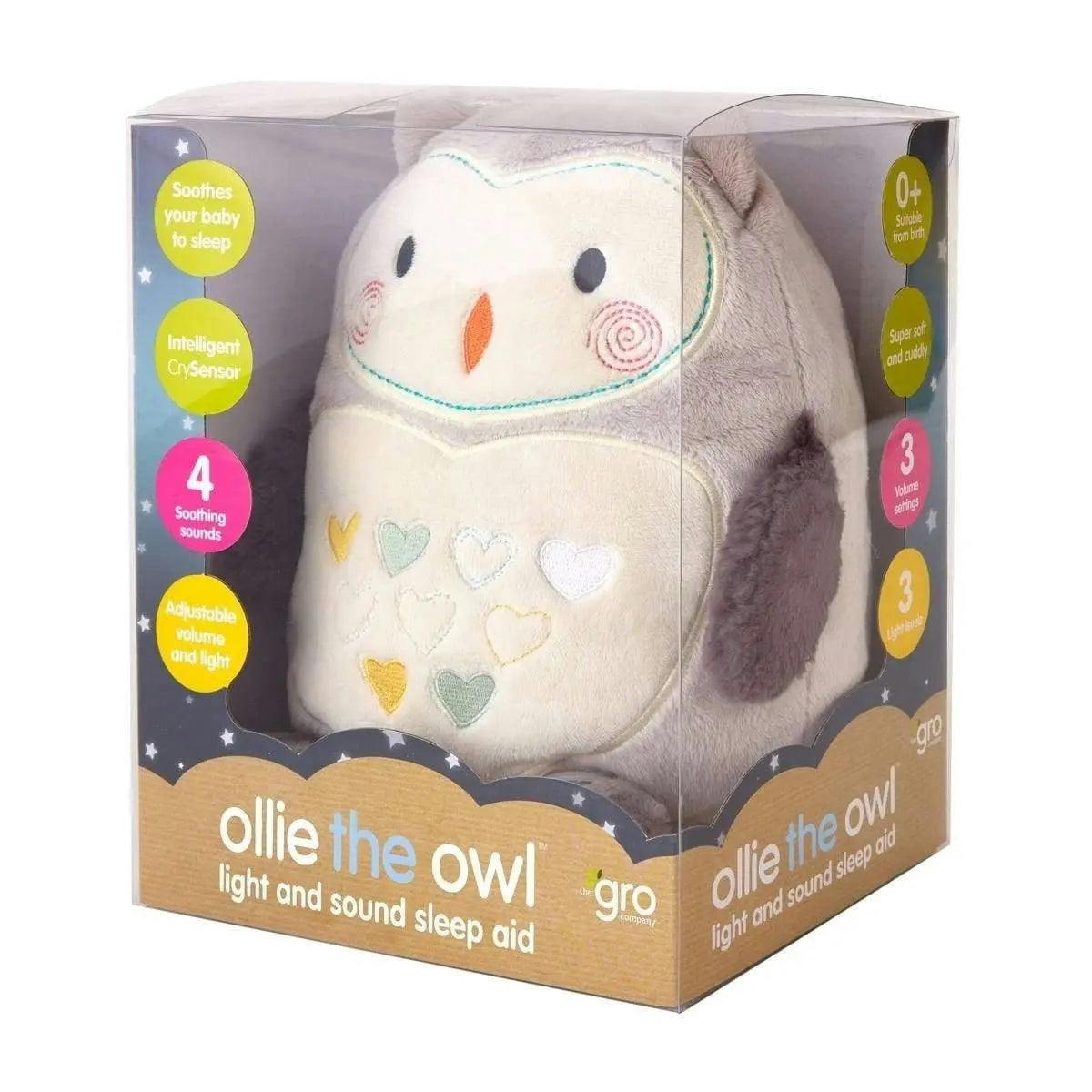 Tommee Tippee Night Light for baby - Ollie The Owl Sounds & Light Grofriend
