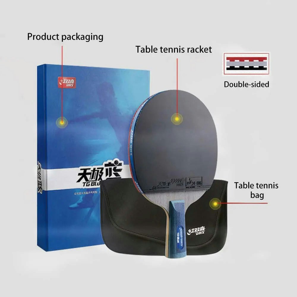 DHS TG Blue Table Tennis Racket Gift Box/Ping Pong Paddle Gift Box