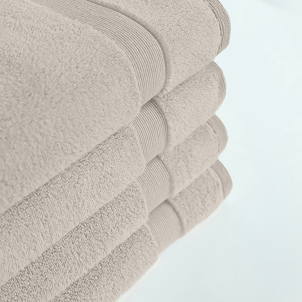 Martex 100% Cotton, 750gsm Hand Towels (pack Of 4) - Silver