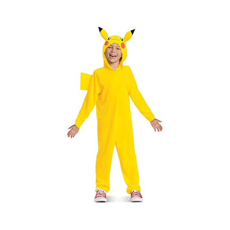 Pokémon Pikachu Jumpsuit Fancy Dress for Kids, Officially Licensed by Disguise, Soft Fabric Pokémon Pikachu Jumpsuit Fancy Dress for Kids, Officially Licensed by Disguise, Soft Fabric