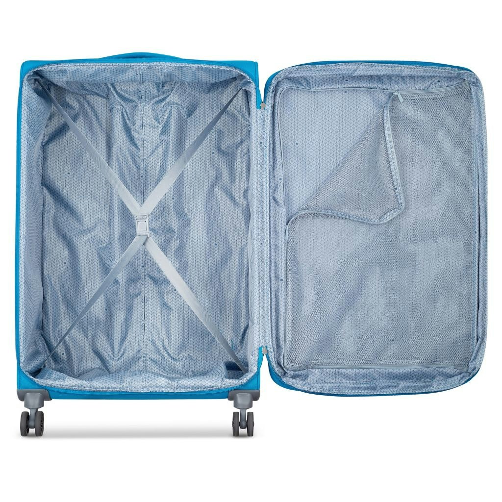 DELSEY MARINGA 78cm Large Exp Softsided Luggage - Blue
