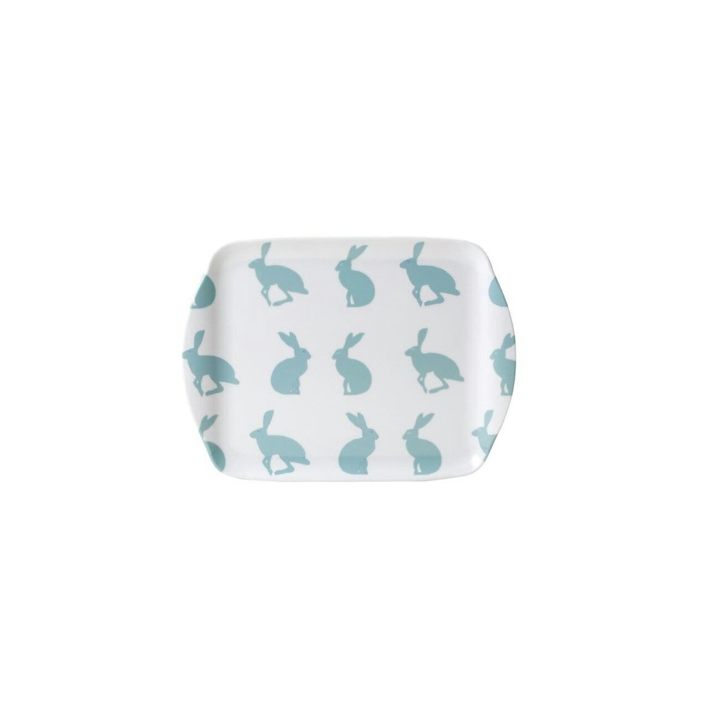 Aurina Hetty Hare Small Melamine Tray