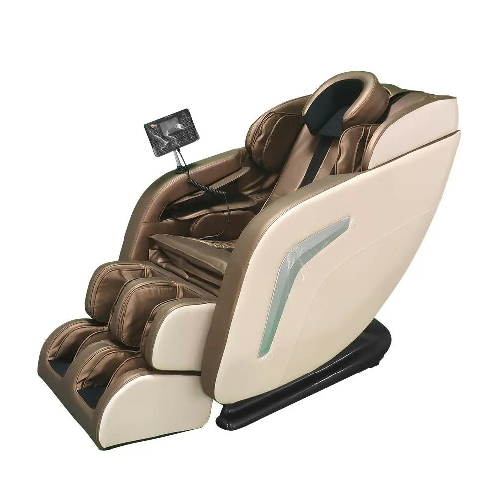 Mason Taylor S1 Full Body Electric Massage Chair L-Track Neck Foot Massager - Champagne