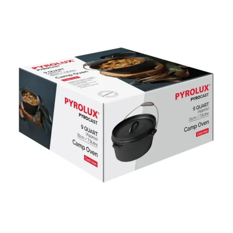 Buy Pyrolux Pyrocast Camp Oven 31cm / 7.3L at Barbeques Galore.