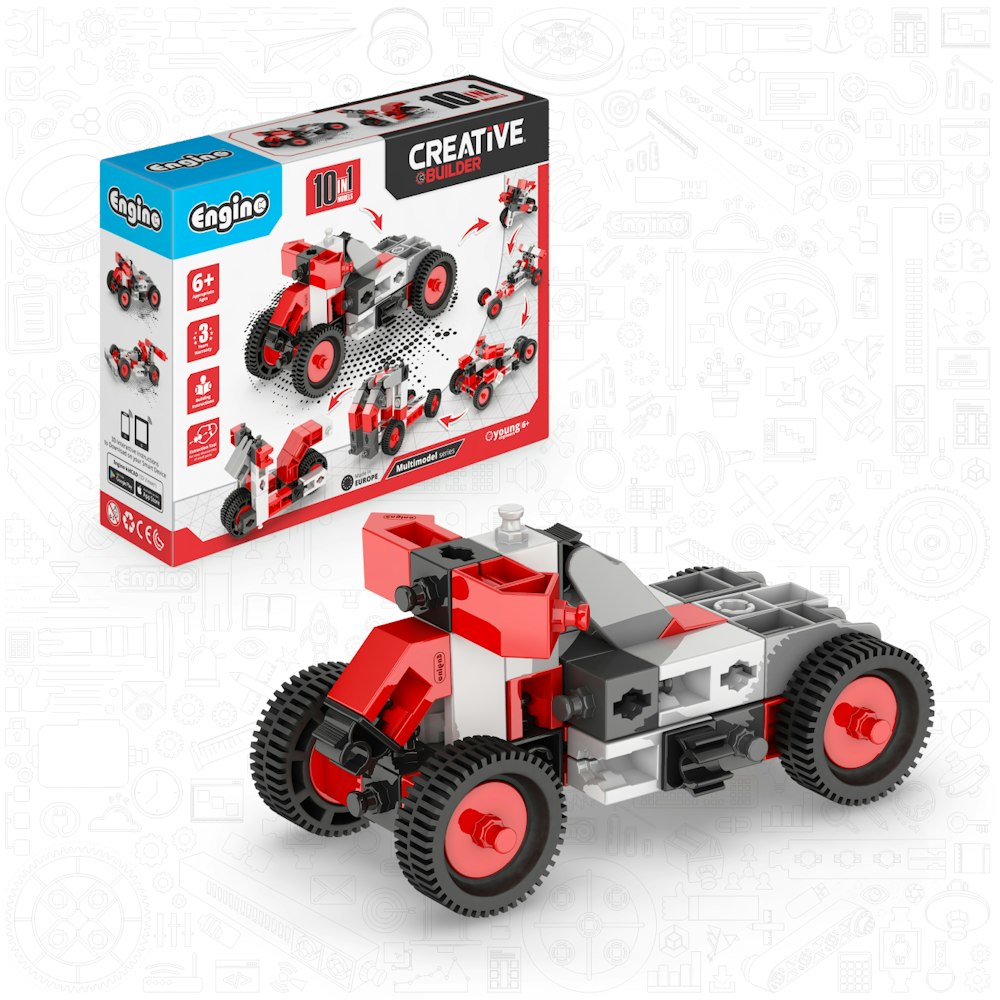 Engino Engino Creative Builder: 10-in-1 Multi-model Set