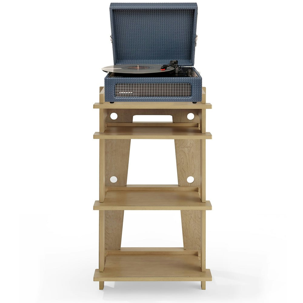 Crosley Voyager Bluetooth Portable Turntable + Crosley SOHO Stand Bundle - Navy