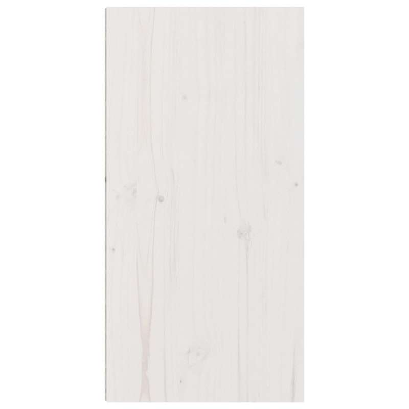NNEVL Wall Cabinets 2 pcs White 30x30x60 cm Solid Wood Pine image number null