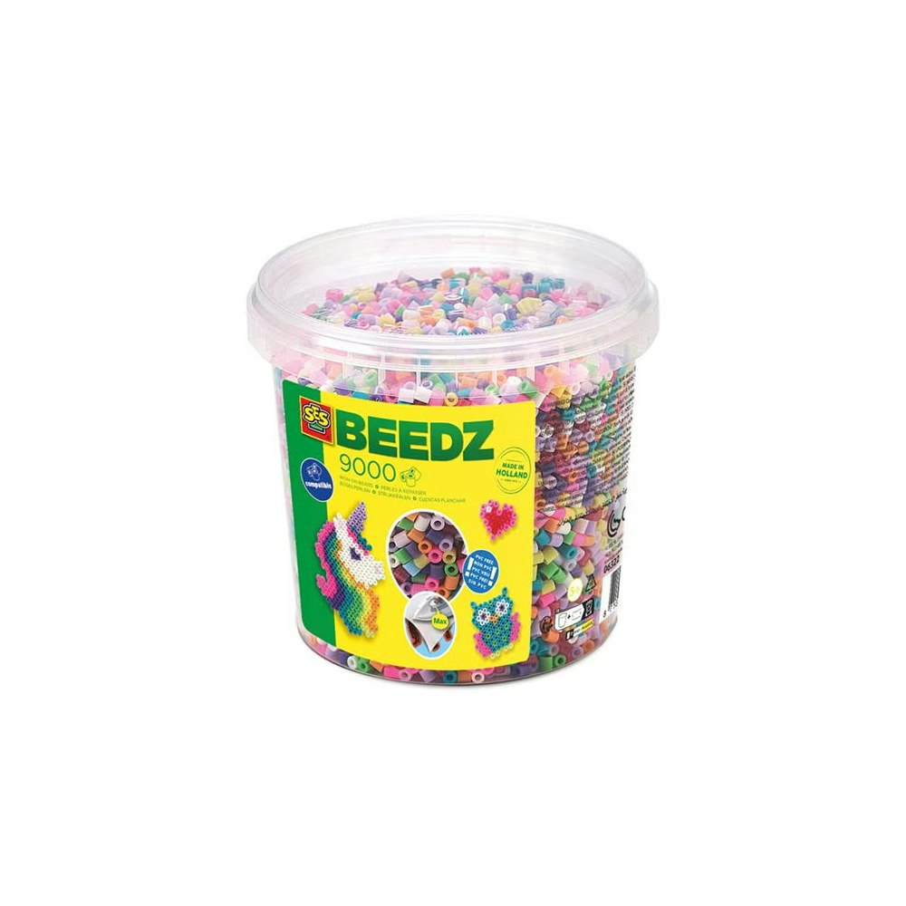 SES Creative Iron On Beads 9000 Mix Trendy