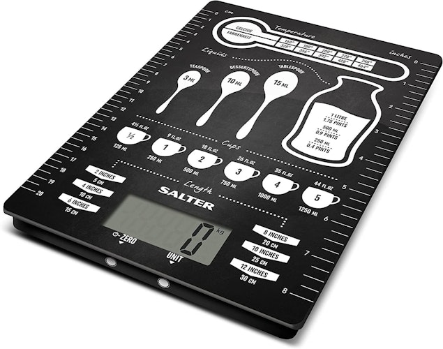 Salter Conversions Digital Kitchen Scales - Black Salter Conversions Digital Kitchen Scales - Black