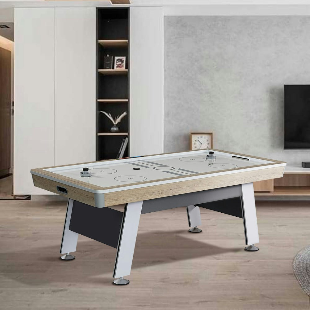 MACE 7FT Air Hockey Table Leg With Inlaid E-Scorer - Wood