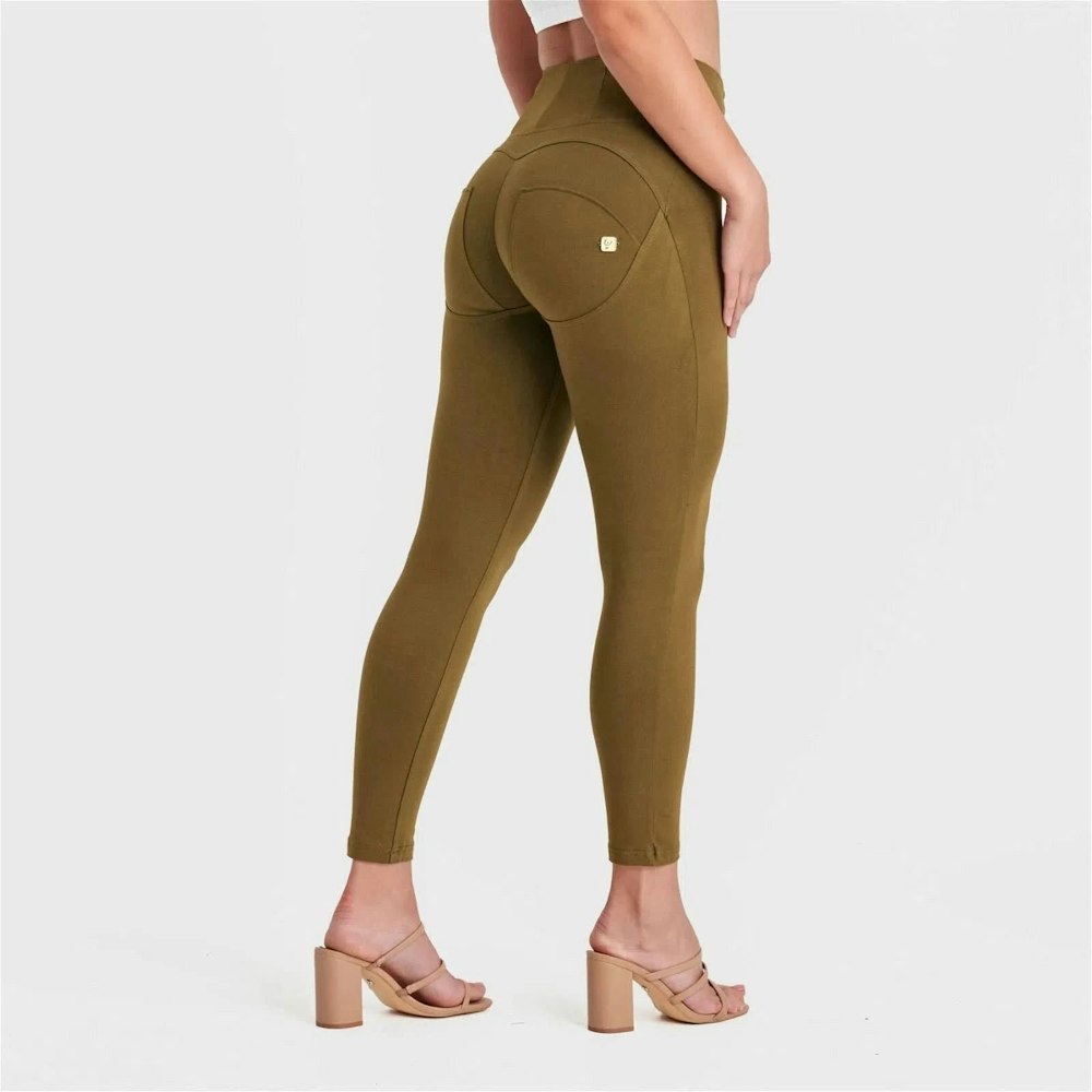 Freddy Wrup Fashion - High Waisted - 7/8 Length - Military Green