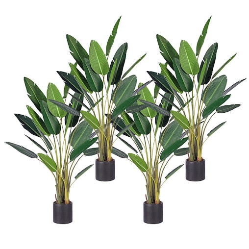 SOGA 4X 245cm Artificial Giant Green Birds of Paradise Tree Fake Tropical Indoor Plant Home Office Decor image number null
