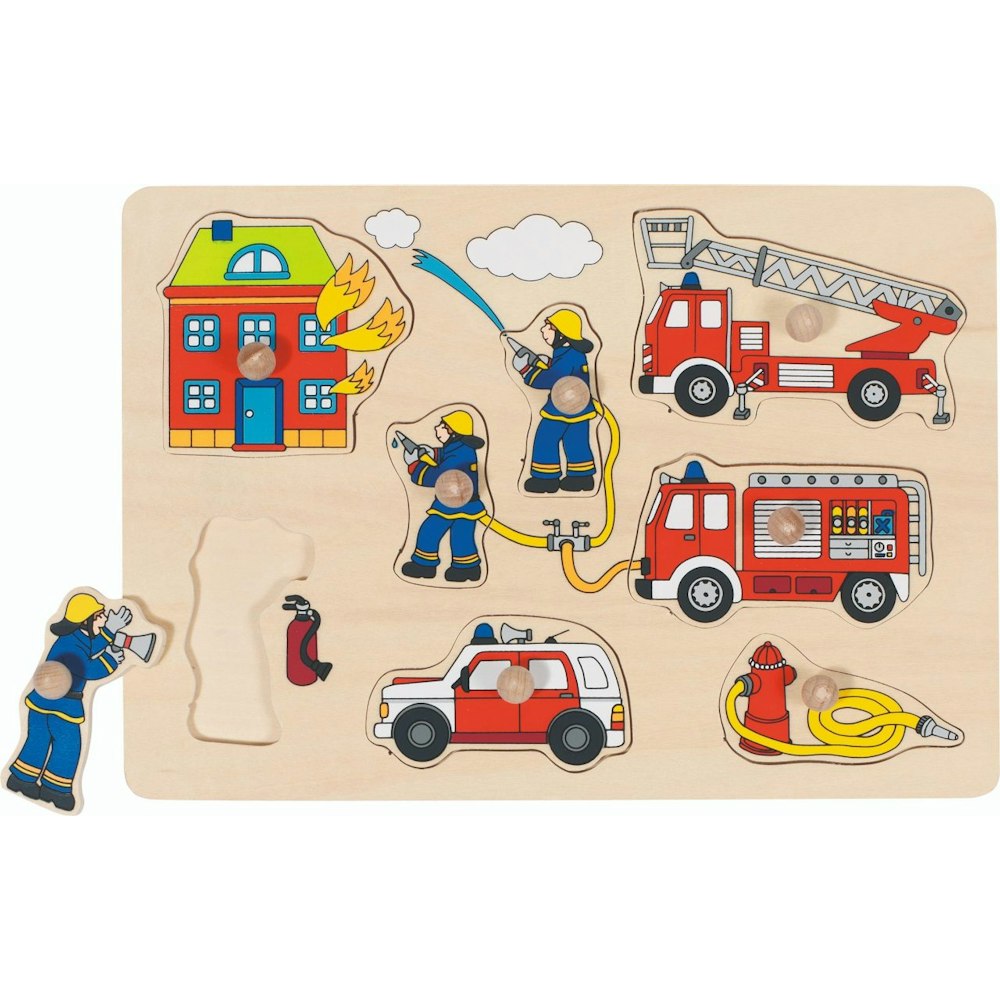 Goki Lift-out Puzzle - Fire Brigade