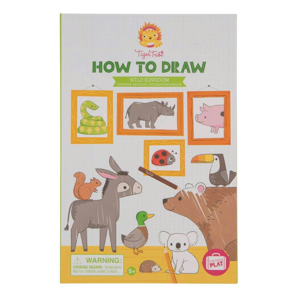 Tiger Tribe How To Draw - Wild Kingdom