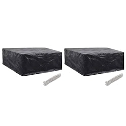 NNEVL Garden Furniture Covers 2 pcs 10 Eyelets 260x260x90 cm NNEVL Garden Furniture Covers 2 pcs 10 Eyelets 260x260x90 cm