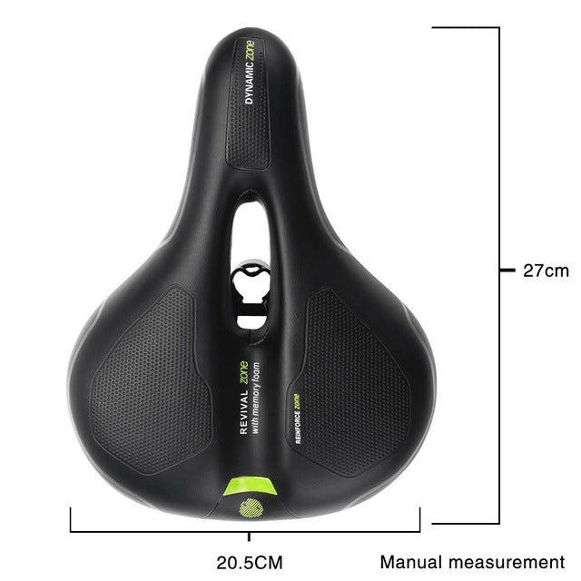 Bike Seat Bicycle Saddle Waterproof Non-Slip Cycling Spare Parts - Racing Off-road Casual