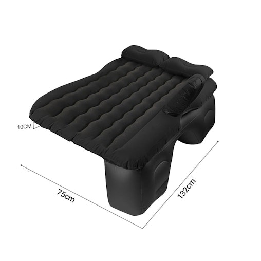 SOGA 2X Black Ripple Inflatable Car Mattress Portable Camping Air Bed Travel Sleeping Kit Essentials SOGA 2X Black Ripple Inflatable Car Mattress Portable Camping Air Bed Travel Sleeping Kit Essentials
