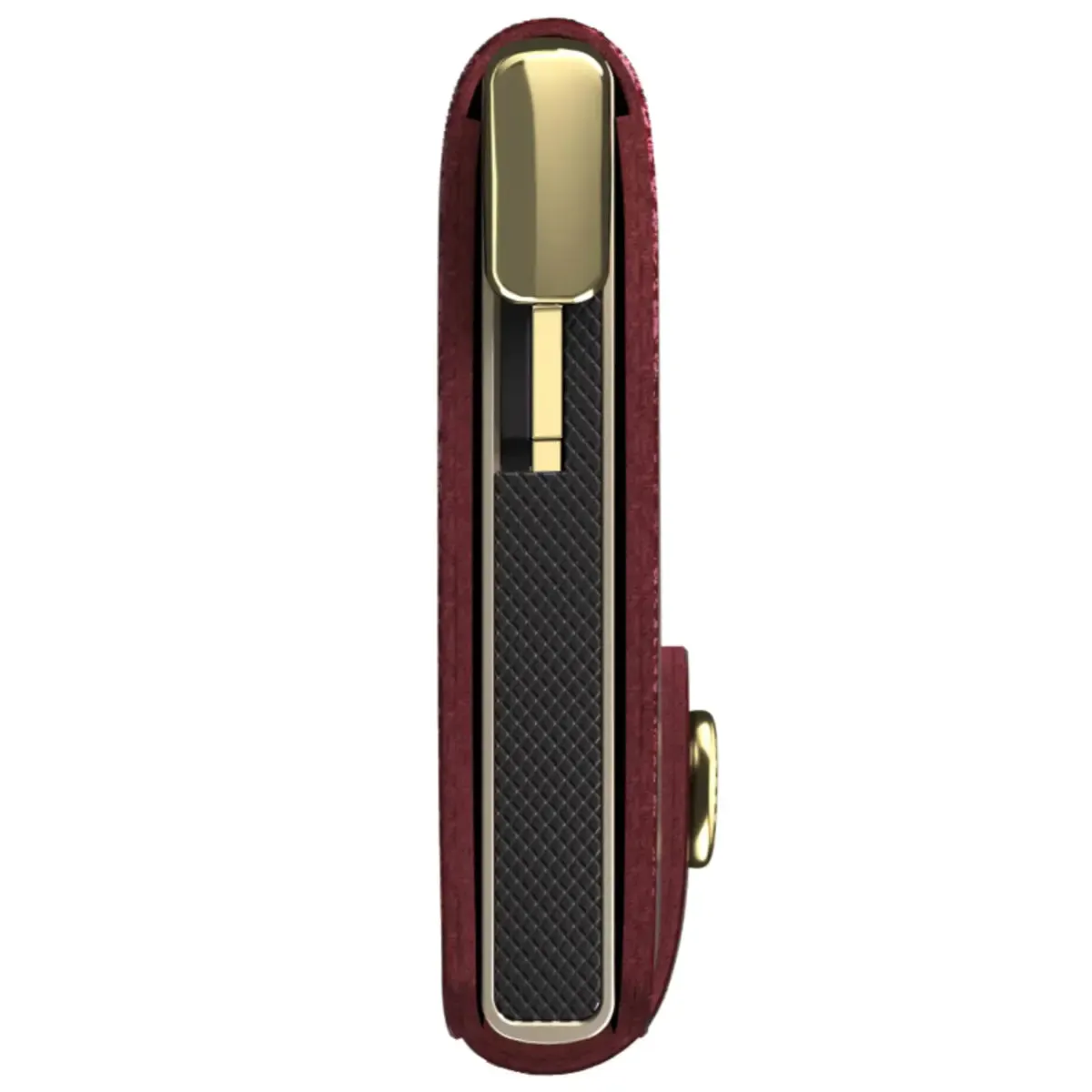 Secrid Premium+ Miniwallet Compact RFID Wallet - Naplak Red