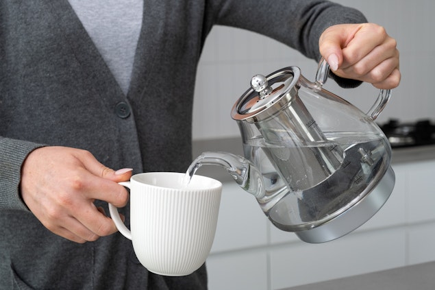 1.2L Digital Glass Kettle w/ Electric Tea Pot & Infuser 800W 1.2L Digital Glass Kettle w/ Electric Tea Pot & Infuser 800W