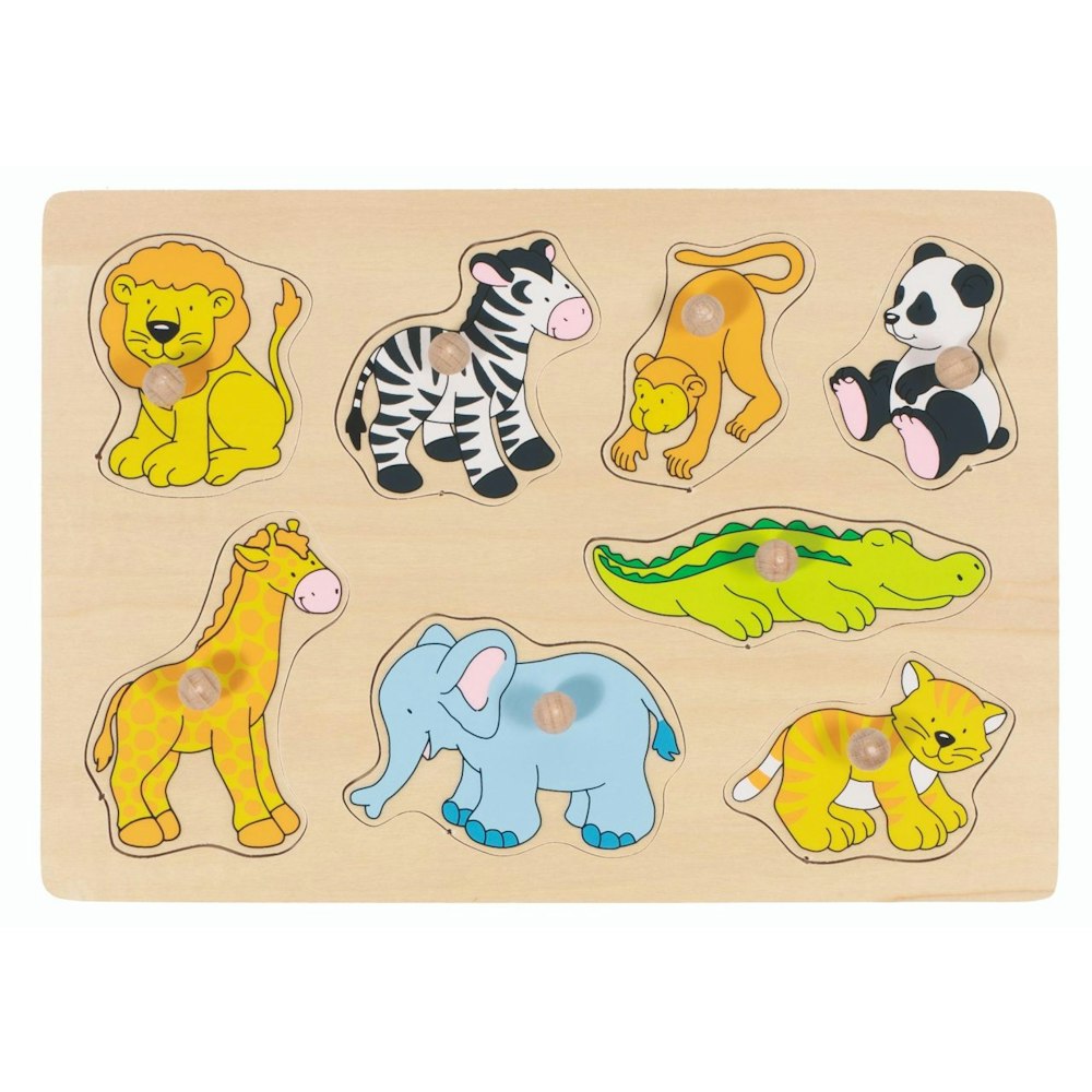 Goki Lift-out Puzzle - Zoo Animals