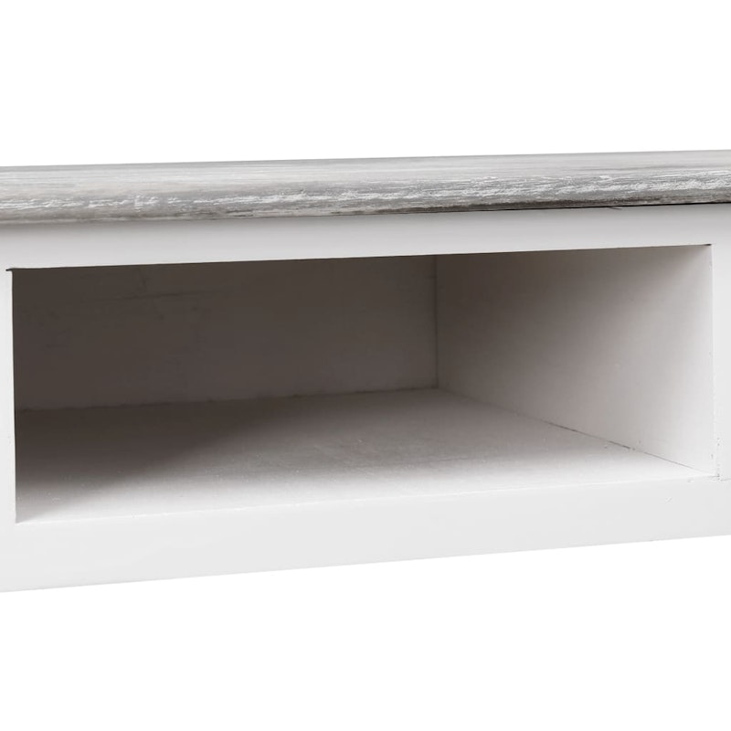 NNEVL Writing Desk Grey 110x45x76 cm Wood image number null