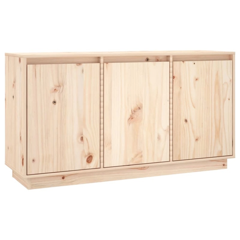 NNEVL Sideboard 111x34x60 cm Solid Wood Pine image number null