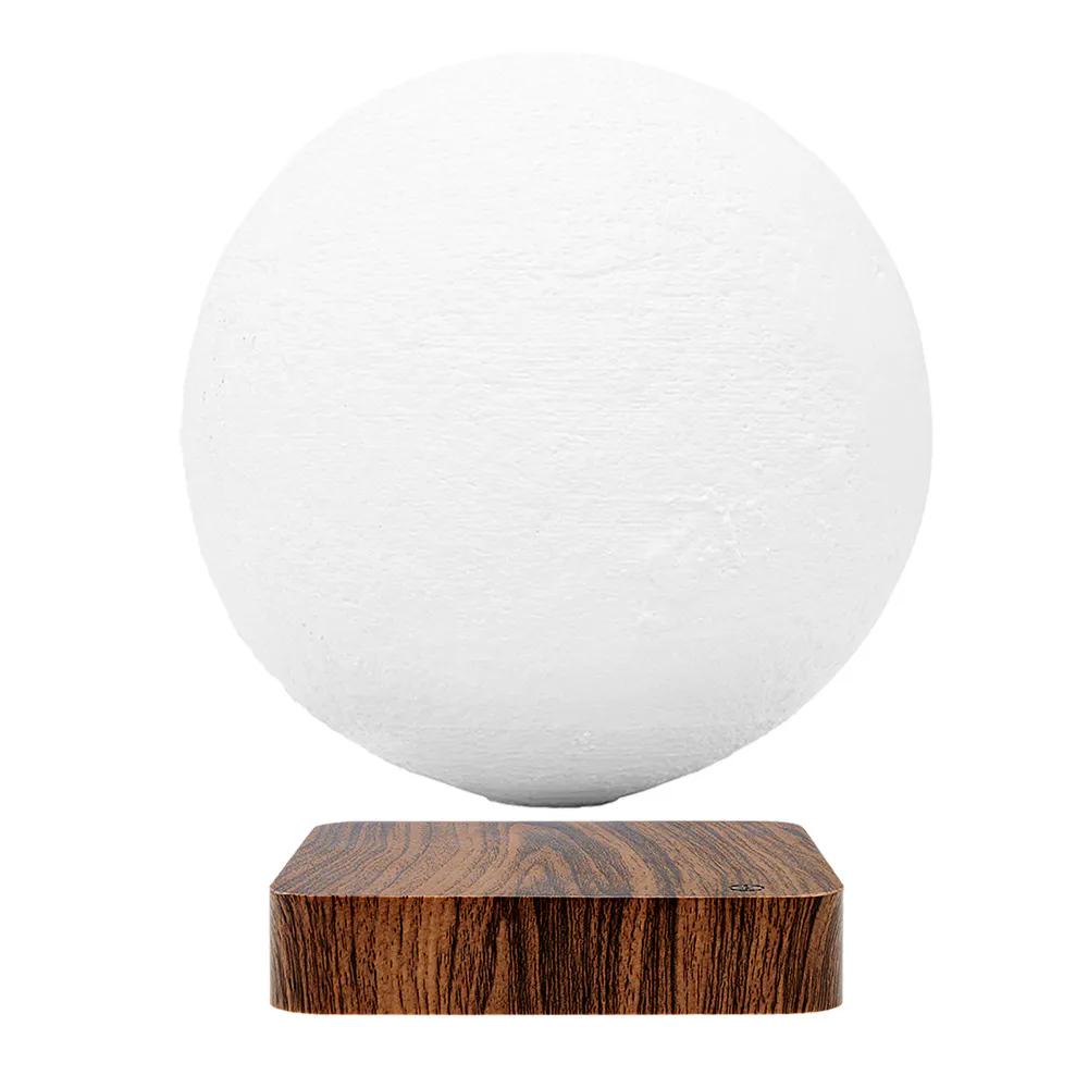 Krear Magnetic Table Lamp Levitating Moon Lamp 3D Floating Light Home Decor Night Dark Wooden 18CM Krear Magnetic Table Lamp Levitating Moon Lamp 3D Floating Light Home Decor Night Dark Wooden 18CM