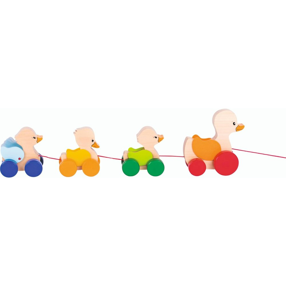 Goki Pull-along Animal - Duck Family