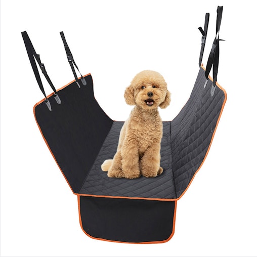 SOGA 600D Oxford Cloth Waterproof Dog Car Cover Back Seat Protector Hammock Pet Mat Black image number null